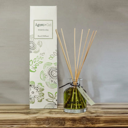 Ancient Wisdom Agnes and Cat Reed Diffusers 140ml White Fig - Everyday Bargainz
