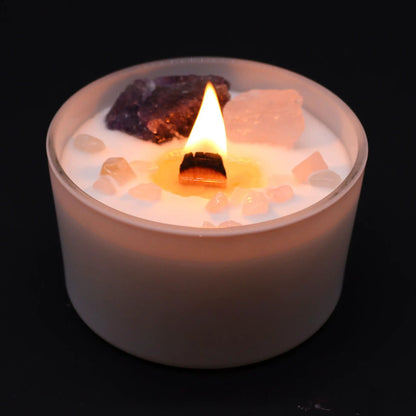 Chakra Crystal Candles - Third Eye Chakra by AW Dropship UK