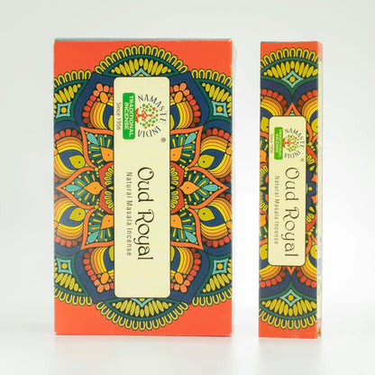 AW Dropship UK Namaste Mandala Masala Incense - Oud Royal - Natural Namaste Masala Incense Sticks