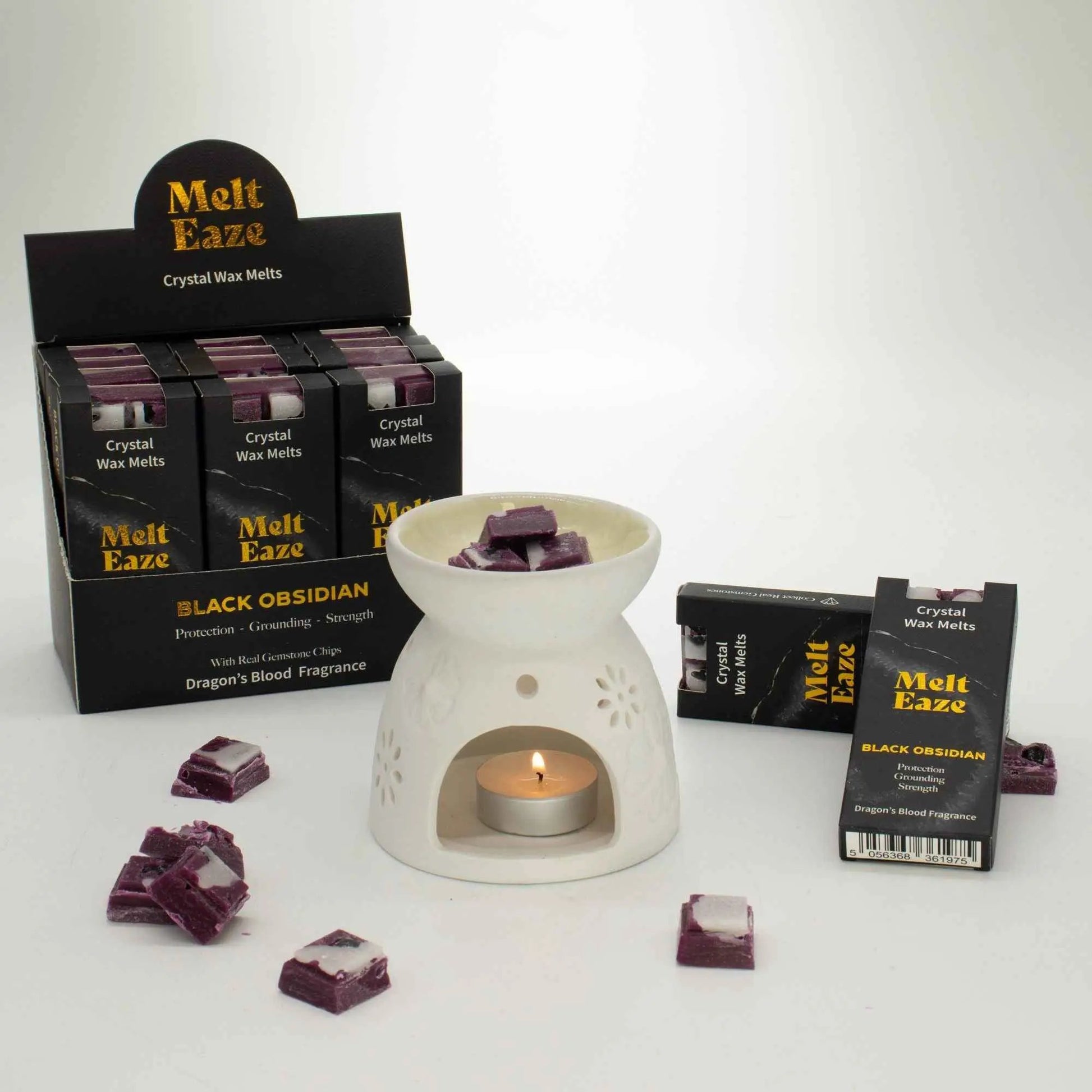 MeltEaze Wax Melts 50g - Obsidian Shield - Dragons Blood by AW Dropship UK