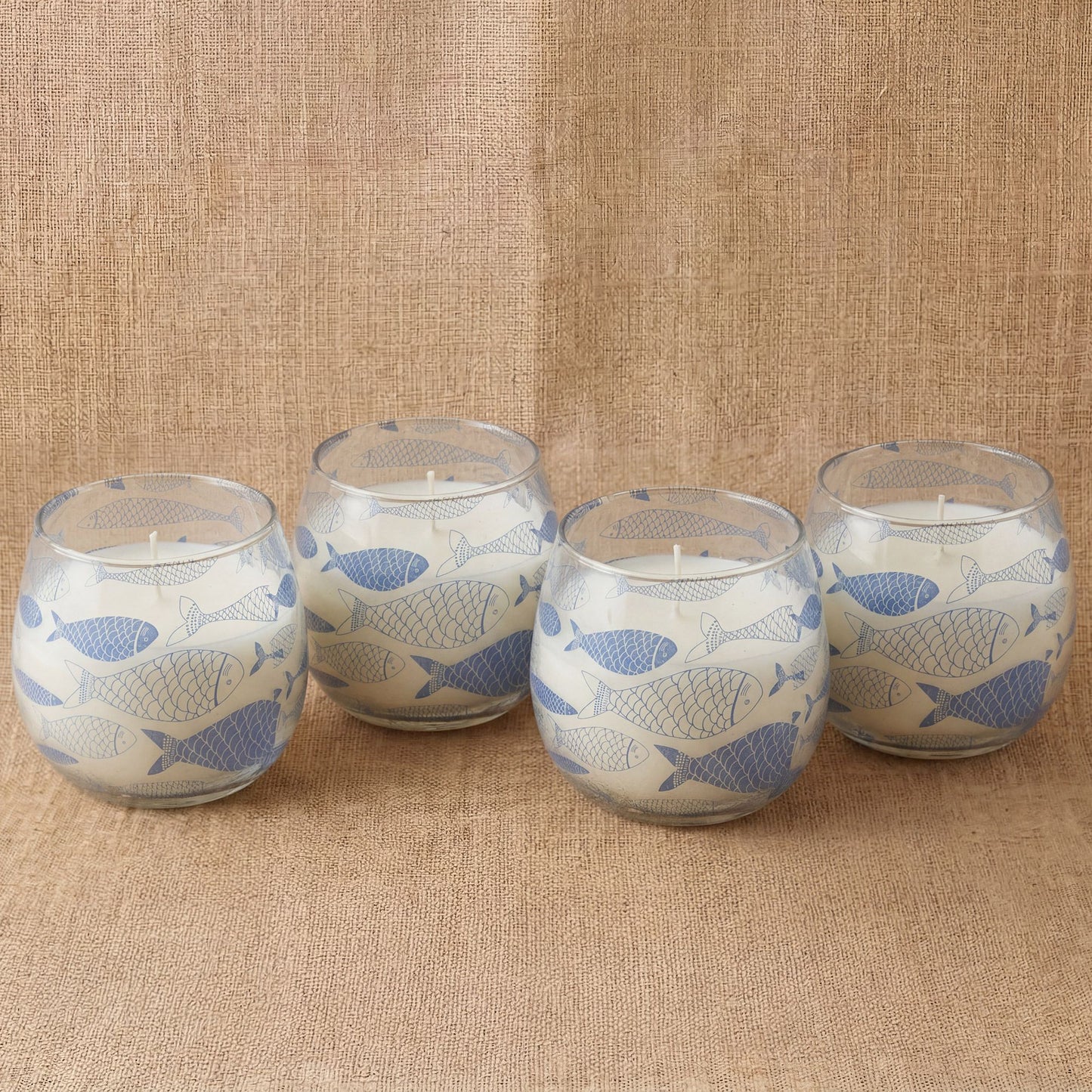 AW Dropship UK Small Glass Jar Candles - Seabreeze - Glass Jar Candles