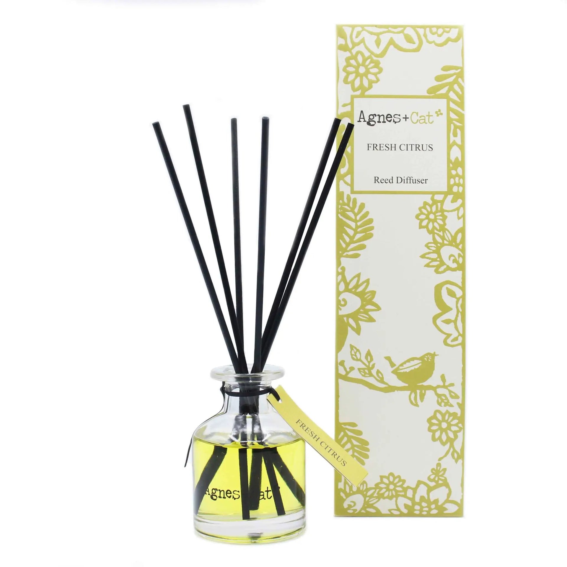Ancient Wisdom Agnes And Cat Reed Diffuser 140ml Fresh Citrus - Everyday Bargainz
