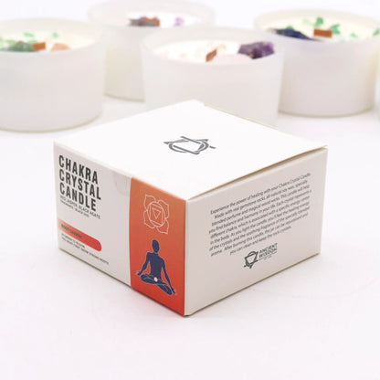 Chakra Crystal Candles - Root Chakra by AW Dropship UK