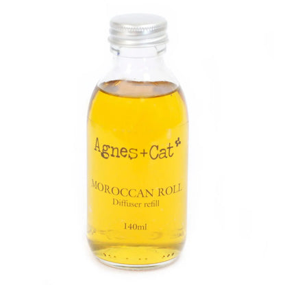 Agnes + Cat Reed Diffuser Refill - Moroccan Roll 150ml for Lasting Fragrance - Everyday Bargainz