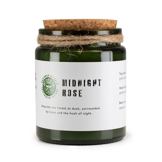 Midnight Rose Soy Candle - Embrace Cozy Evenings with Floral Serenity