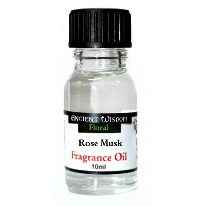 Ancient Wisdom Rose Musk Fragrance Oil 10ml Long Lasting - Everyday Bargainz