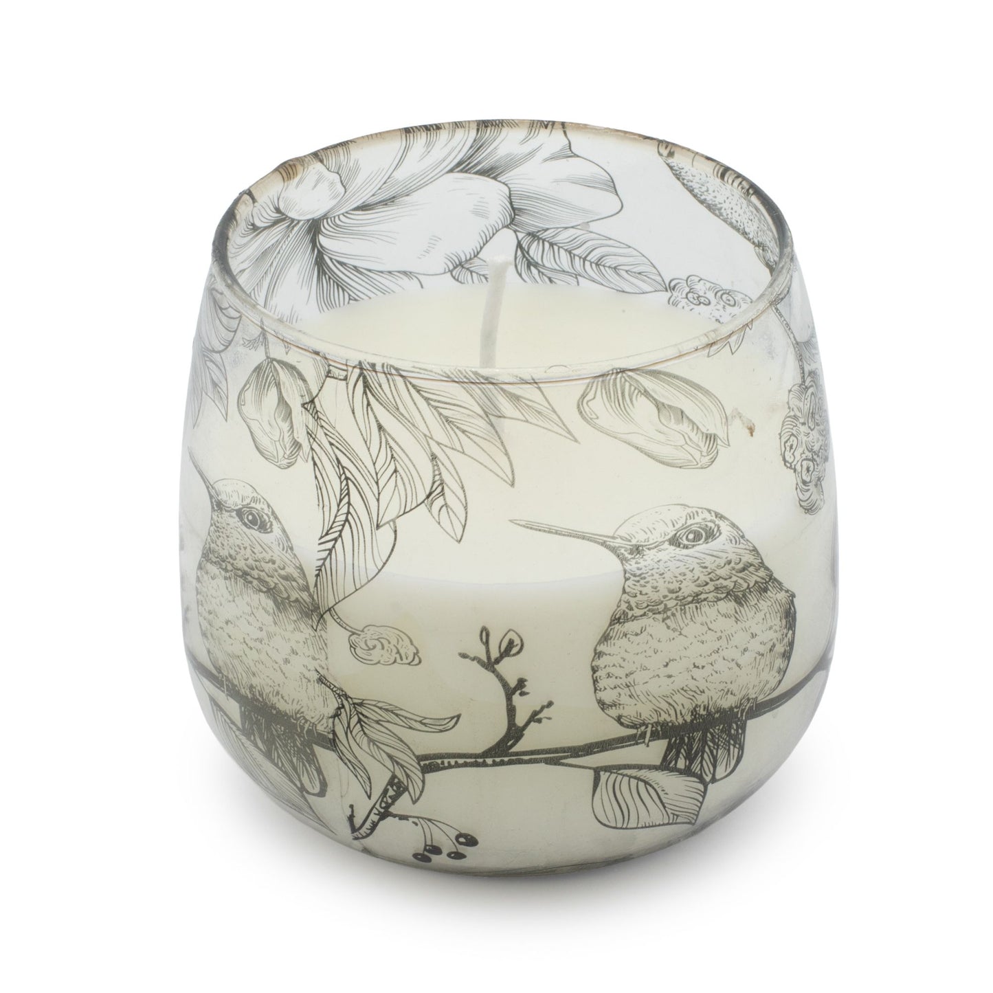 AW Dropship UK Medium Glass Jar Candles - Drawn by Flame - Glass Jar Candles
