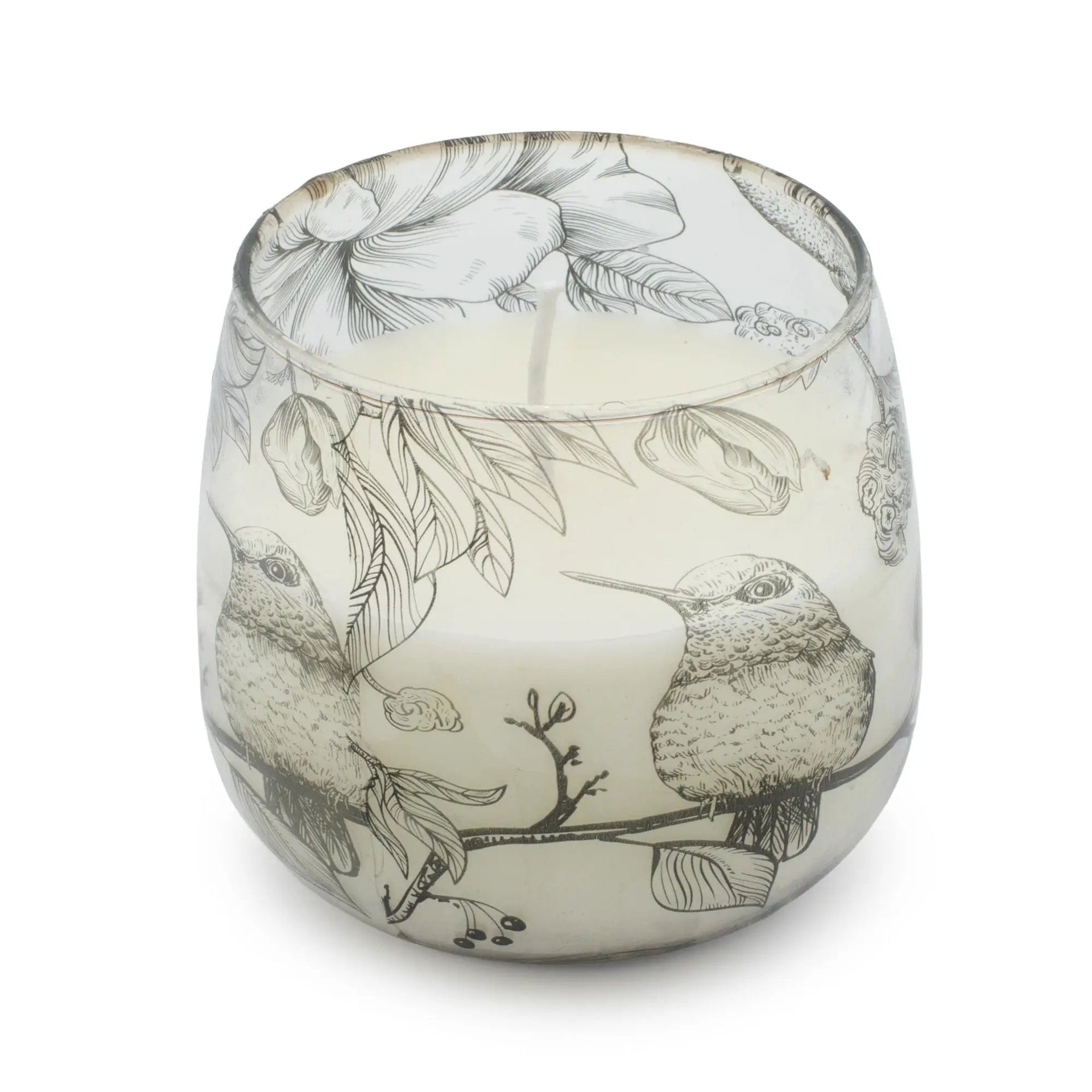 AW Dropship UK Medium Glass Jar Candles - Drawn by Flame - Glass Jar Candles