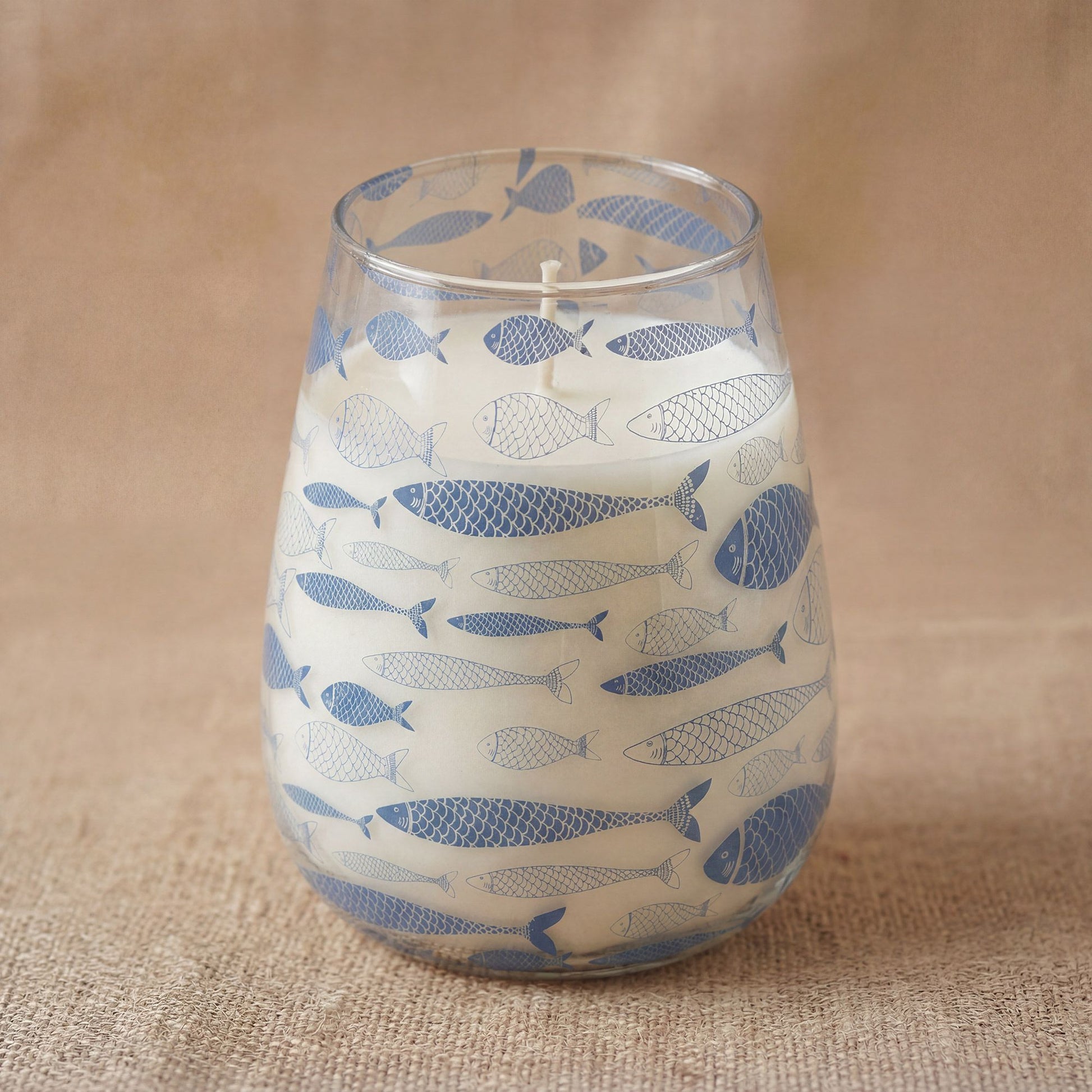 AW Dropship UK Tall Glass Jar Candles - Seabreeze - Glass Jar Candles