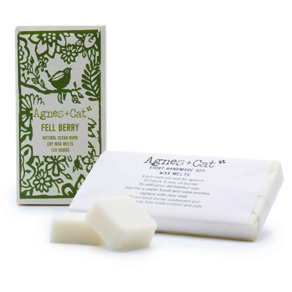 Agnes and Cat Fell Berry Natural Soy Wax Melts Box of 8 - Everyday Bargainz