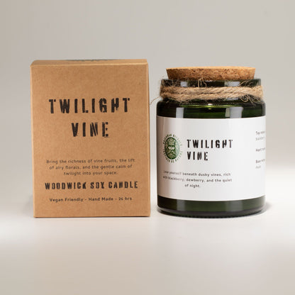 Woodwick Soy Candle Twilight Vine - Embrace the Tranquility of Dusk