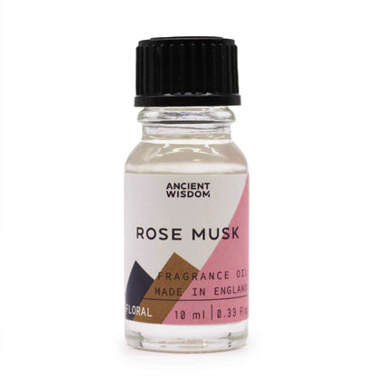 Ancient Wisdom Rose Musk Fragrance Oil 10ml Long Lasting - Everyday Bargainz