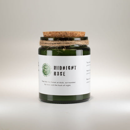 Midnight Rose Soy Candle - Embrace Cozy Evenings with Floral Serenity