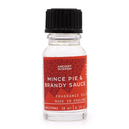 Ancient Wisdom Mince Pie Fragrance Oil 10ml Brandy - Everyday Bargainz