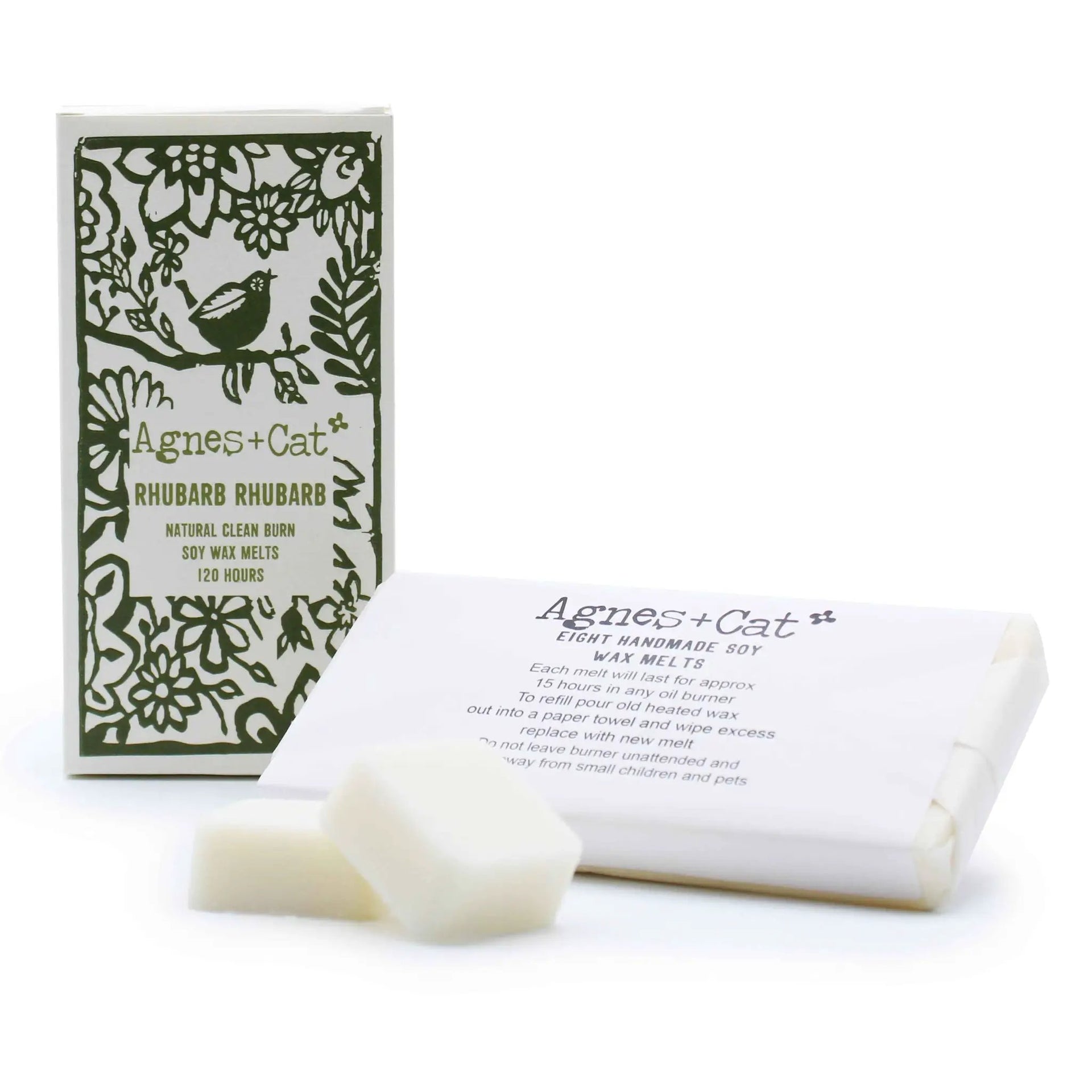 Agnes Cat Soy Wax Melts Rhubarb Rhubarb Box Of Eight - Everyday Bargainz