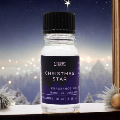 Ancient Wisdom Christmas Star Fragrance Oil 10ml Festive - Everyday Bargainz