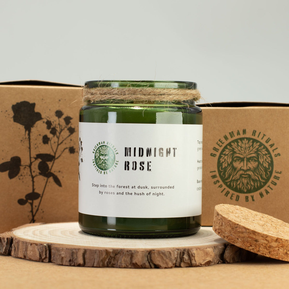 Midnight Rose Soy Candle - Embrace Cozy Evenings with Floral Serenity
