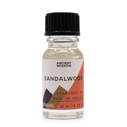 Ancient Wisdom Sandalwood Fragrance Oil 10ml Long Lasting Warm Woody - Everyday Bargainz