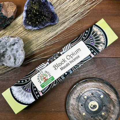 AW Dropship UK Namaste Mandala Masala Incense - Black Opium - Natural Namaste Masala Incense Sticks