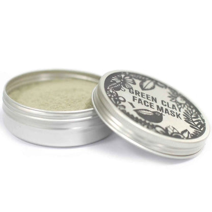 Agnes + Cat Green Clay Face Mask for Deep Cleansing and Revitalizing Skin - Everyday Bargainz