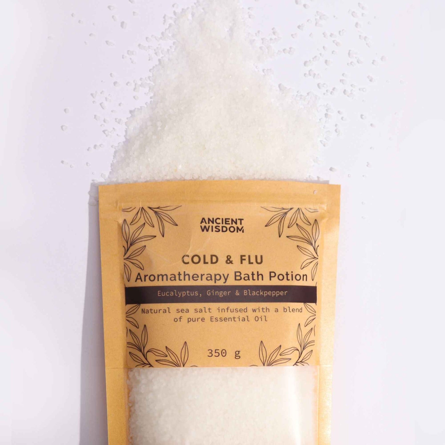 Ancient Wisdom Ancient Wisdom Cold & Flu Bath Potion, 350g - Bath Salts & Soaks Aromatherapy Bath Potion 350g