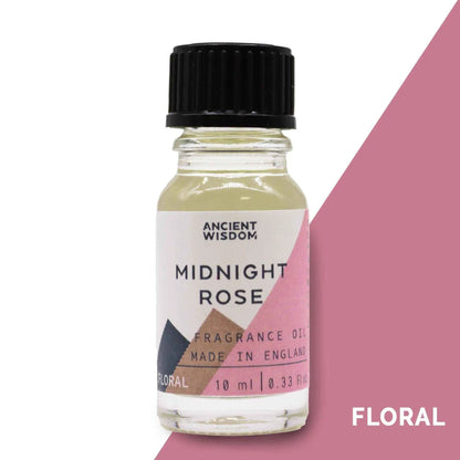 Ancient Wisdom Midnight Rose Fragrance Oil, Floral Scent - Everyday Bargainz
