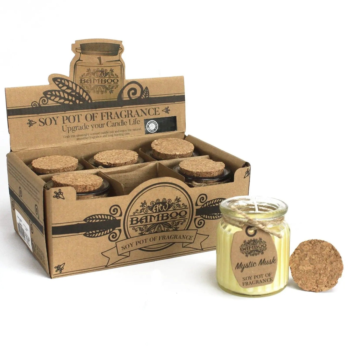 Mystic Musk Soy Pot of Fragrance Candles by AW Dropship UK