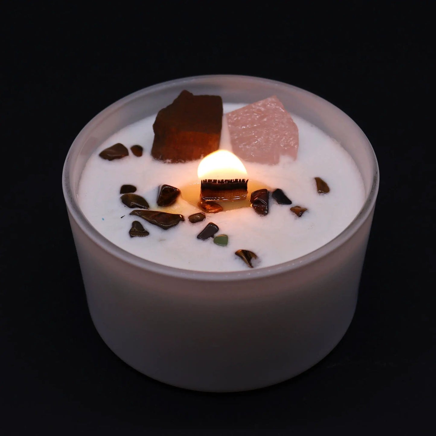 Chakra Crystal Candles - Sacred Chakra by AW Dropship UK