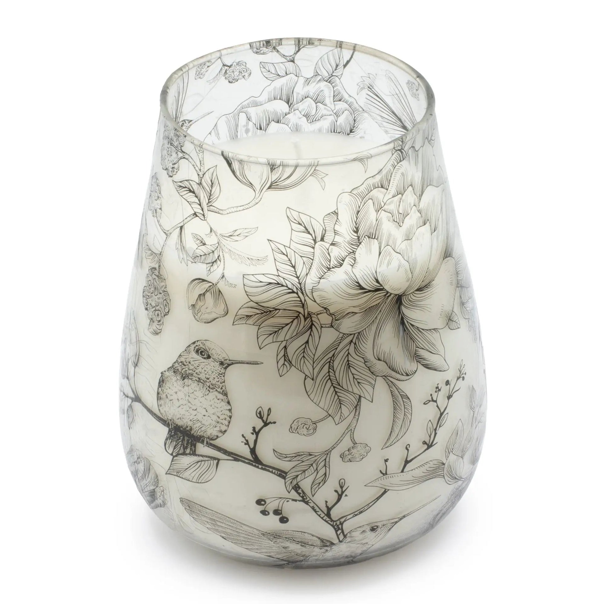 AW Dropship UK Tall Glass Jar Candles - Drawn by Flame - Glass Jar Candles