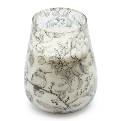 AW Dropship UK Tall Glass Jar Candles - Drawn by Flame - Glass Jar Candles