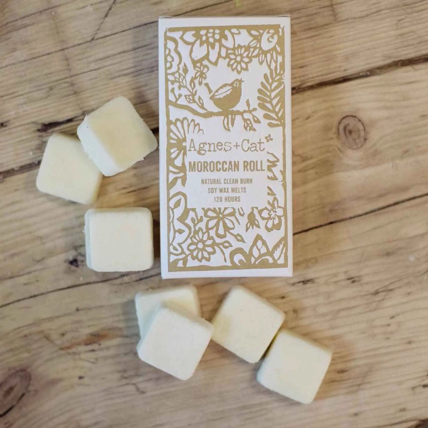 Agnes + Cat Box of 8 Wax Melts - Moroccan Roll by AW Dropship UK