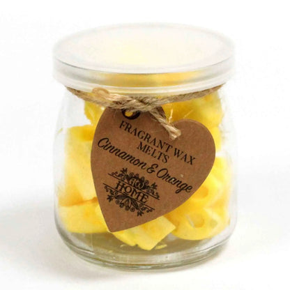 Ancient Wisdom Soy Wax Melts Jar Cinnamon Orange Scented - Everyday Bargainz