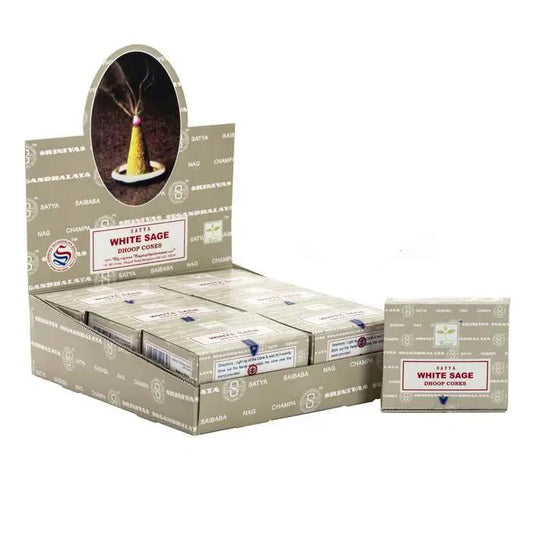 AW Dropship UK White Sage Dhoop Cones - Nag Champa Incense