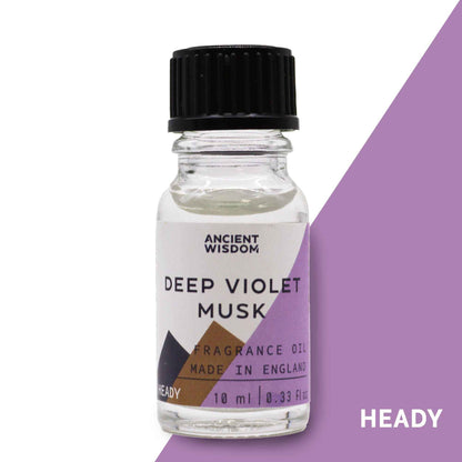 Ancient Wisdom Deep Violet Musk Fragrance Oil 10ml - Everyday Bargainz