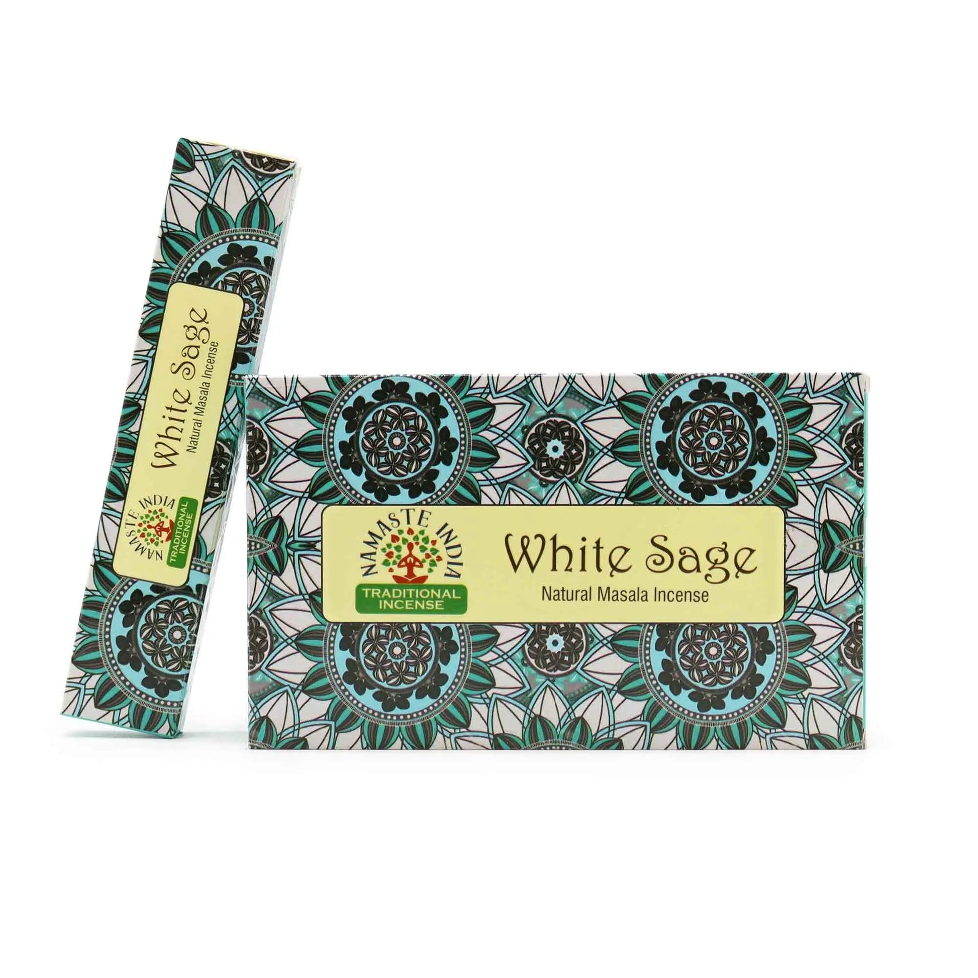 AW Dropship UK Namaste Mandala Masala Incense - White Sage - Natural Namaste Masala Incense Sticks