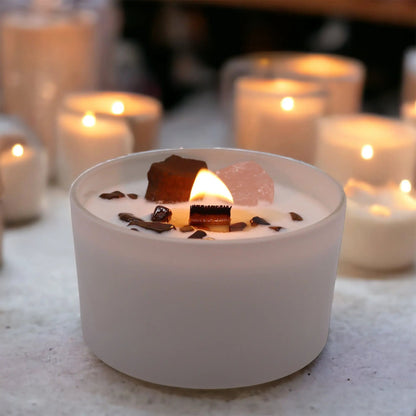 Chakra Crystal Candles - Sacred Chakra by AW Dropship UK