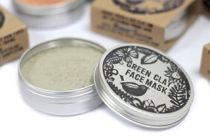 Agnes + Cat Green Clay Face Mask for Deep Cleansing and Revitalizing Skin - Everyday Bargainz