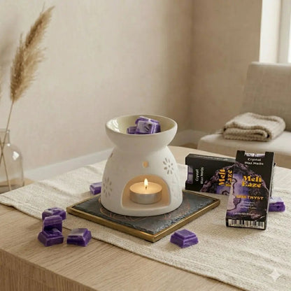 Ancient Wisdom MeltEaze Crystal Wax Melts 50g AmethystDream - Everyday Bargainz
