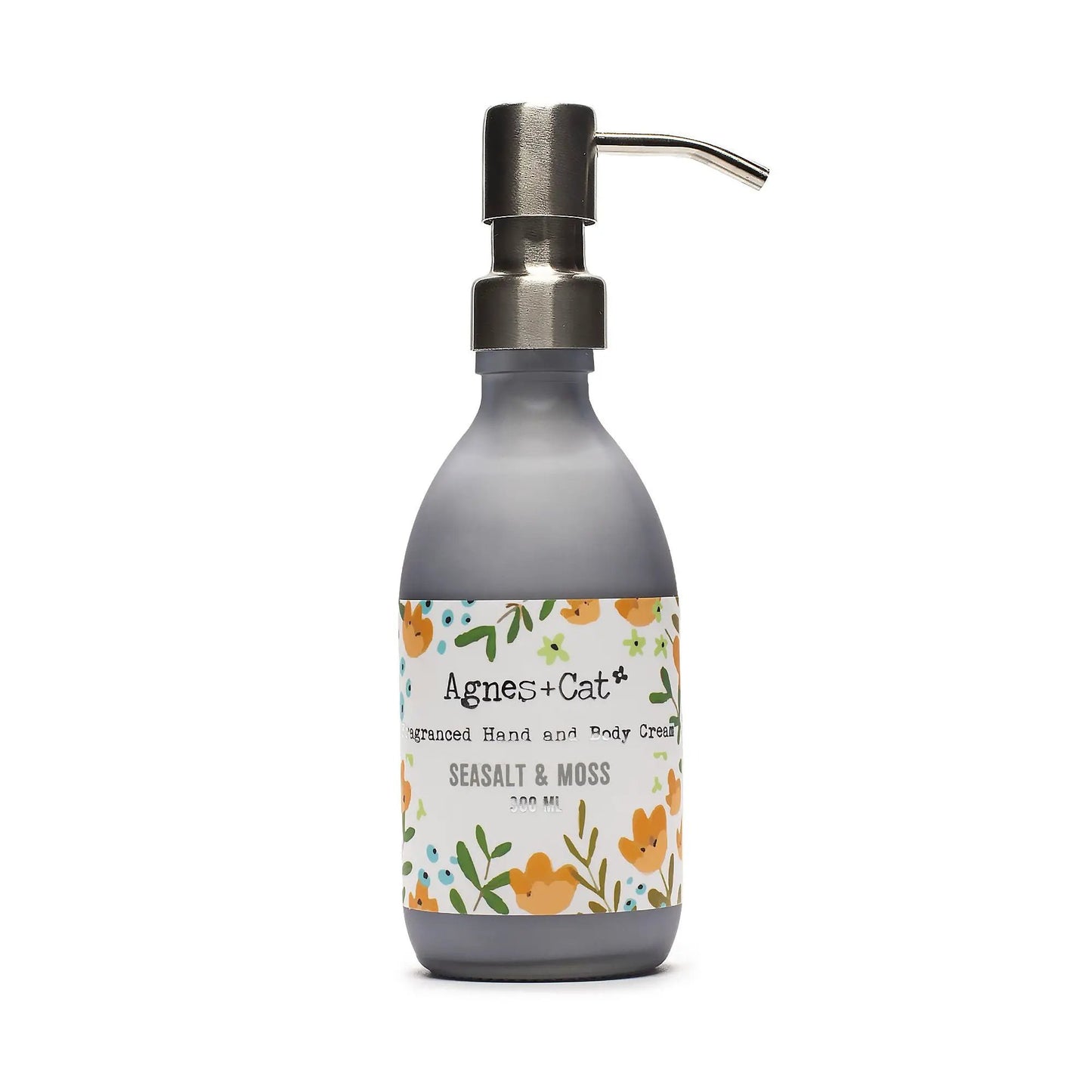 Agnes + Cat Sea Salt & Moss Hand & Body Cream - Refreshing Coastal Scent, Vegan & Cruelty Free 300ml