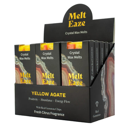 MeltEaze Crystal Wax Melts 50g Golden Glow Fresh Citrus Scent - Everyday Bargainz