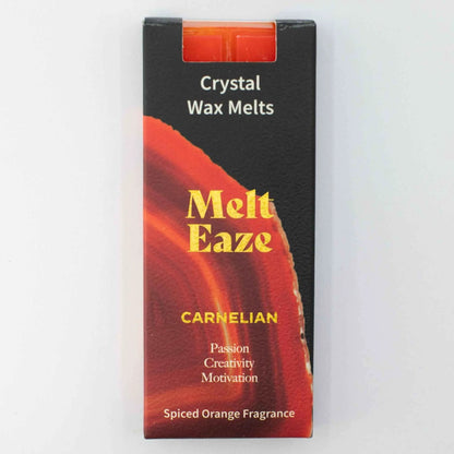 MeltEaze Crystal Wax Melts 50g Carnelian Fire Spiced Orange - Everyday Bargainz