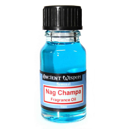 Ancient Wisdom Nag Champa Fragrance Oil 10ml Long Lasting Incense Scent - Everyday Bargainz