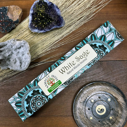 AW Dropship UK Namaste Mandala Masala Incense - White Sage - Natural Namaste Masala Incense Sticks