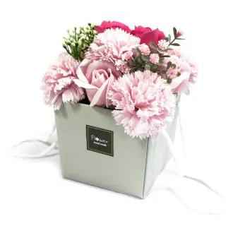 AW Dropship UK Soap Flower Bouquet - Pink Rose & Carnation - Luxury Soap Flowers