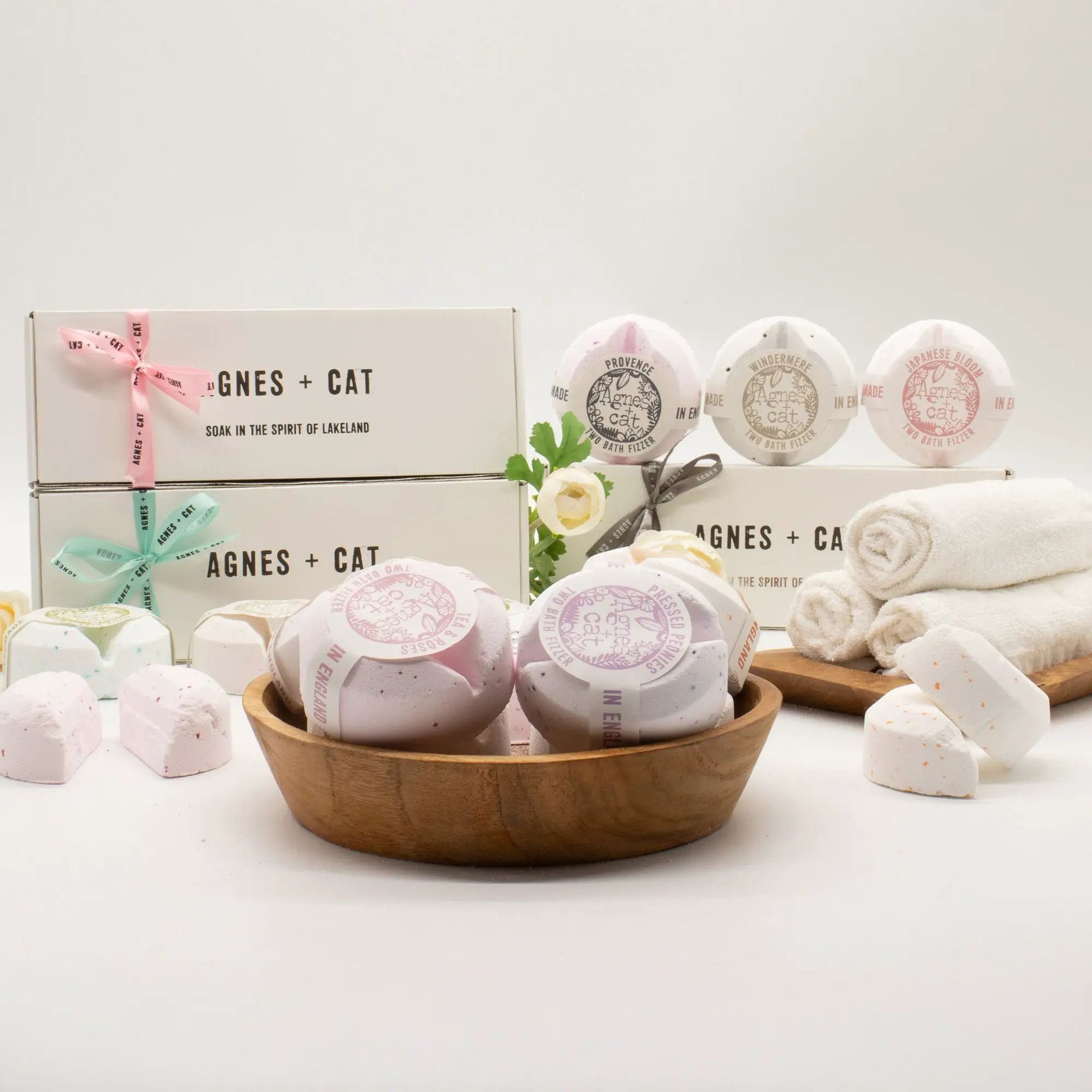Agnes + Cat Floral Citrus Bath Fizzer Gift Set - Everyday Bargainz