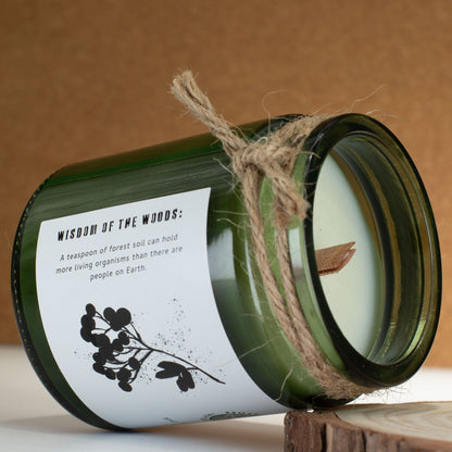 Enhance Your Space with the Invigorating Woodwick Soy Candle - Woodland Zest