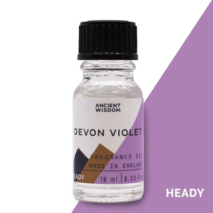 Ancient Wisdom Devon Violet Fragrance Oil 10ml Long Lasting Scent - Everyday Bargainz