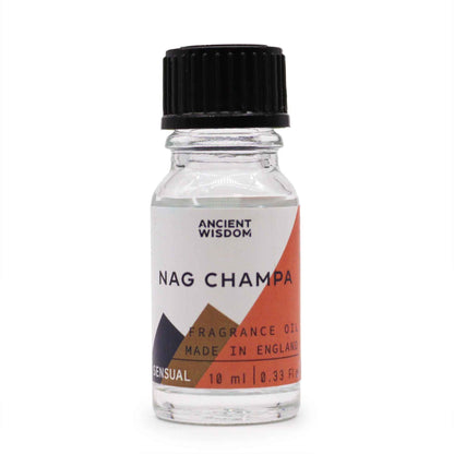 Ancient Wisdom Nag Champa Fragrance Oil 10ml Long Lasting Incense Scent - Everyday Bargainz