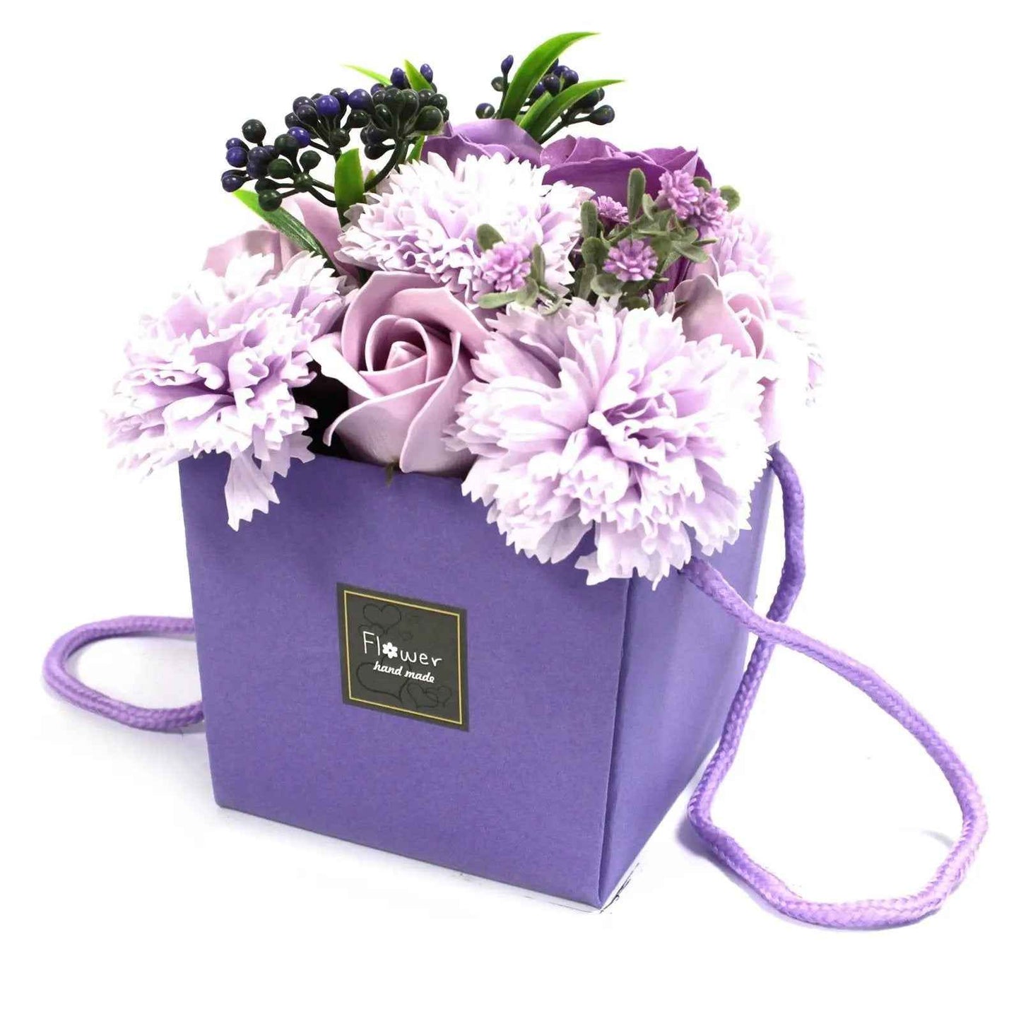 Ancient Wisdom Luxury Soap Flower Bouquet Lavender