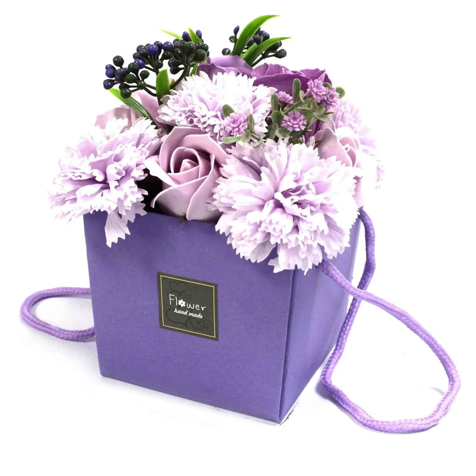 Ancient Wisdom Luxury Soap Flower Bouquet Lavender